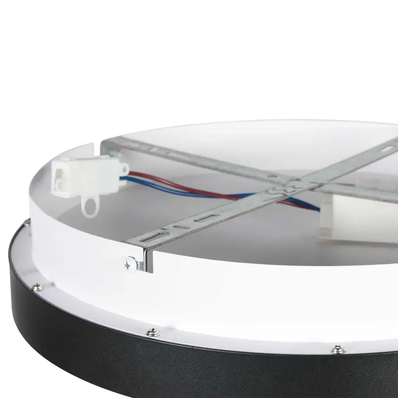 Lumex LED-Deckenleuchte mit austauschbarem LED-Modul in Schwarz, Ansicht 8