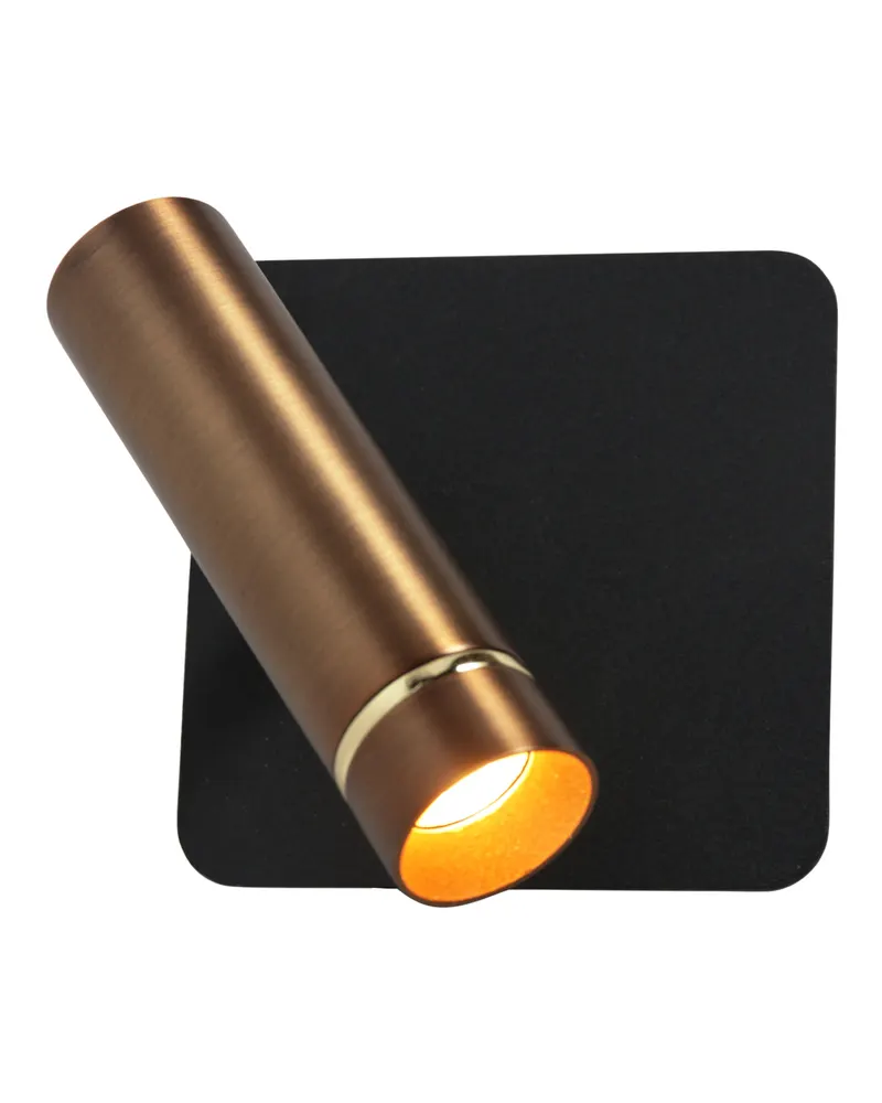 Mexlite Lumo Wandleuchte mit verstellbarem LED-Lesearm in Bronze, Ansicht 5
