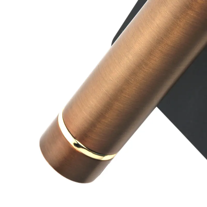 Mexlite Lumo Wandleuchte mit verstellbarem LED-Lesearm in Bronze, Ansicht 7