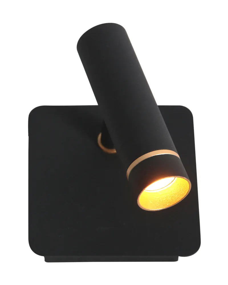 Mexlite Lumo Wandleuchte mit verstellbarem LED-Lesearm in Schwarz, Ansicht 5