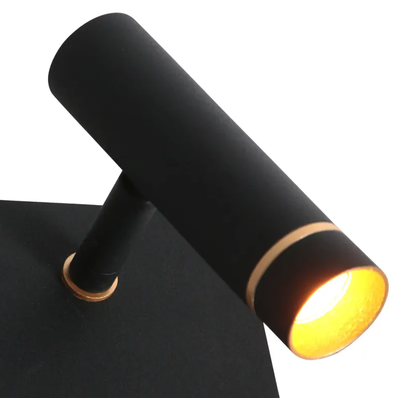 Mexlite Lumo Wandleuchte mit verstellbarem LED-Lesearm in Schwarz, Ansicht 8