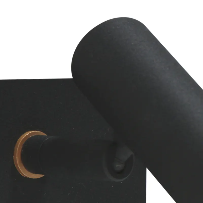 Mexlite Lumo Wandleuchte mit verstellbarem LED-Lesearm in Schwarz, Ansicht 9