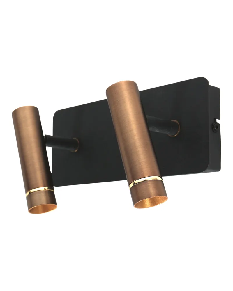 Lumo Wandleuchte mit beweglichem Lesearm, Bronze