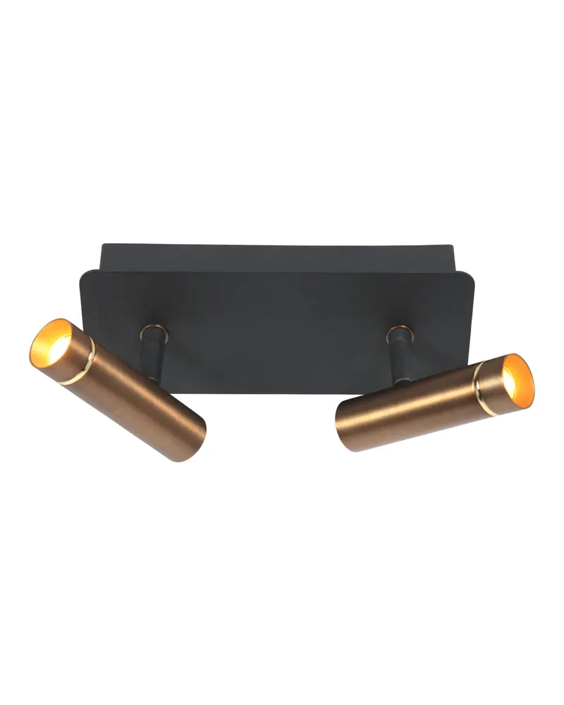 Mexlite Lumo Wandleuchte mit beweglichem Lesearm in Bronze, Ansicht 4