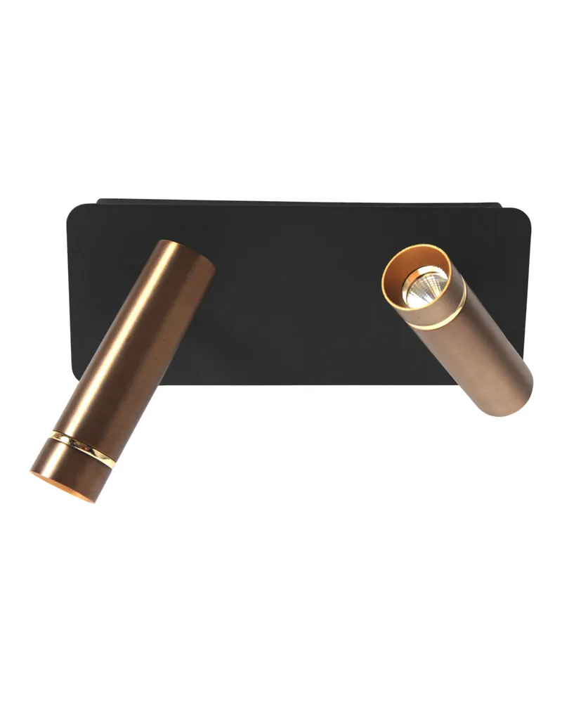 Mexlite Lumo Wandleuchte mit beweglichem Lesearm in Bronze, Ansicht 5