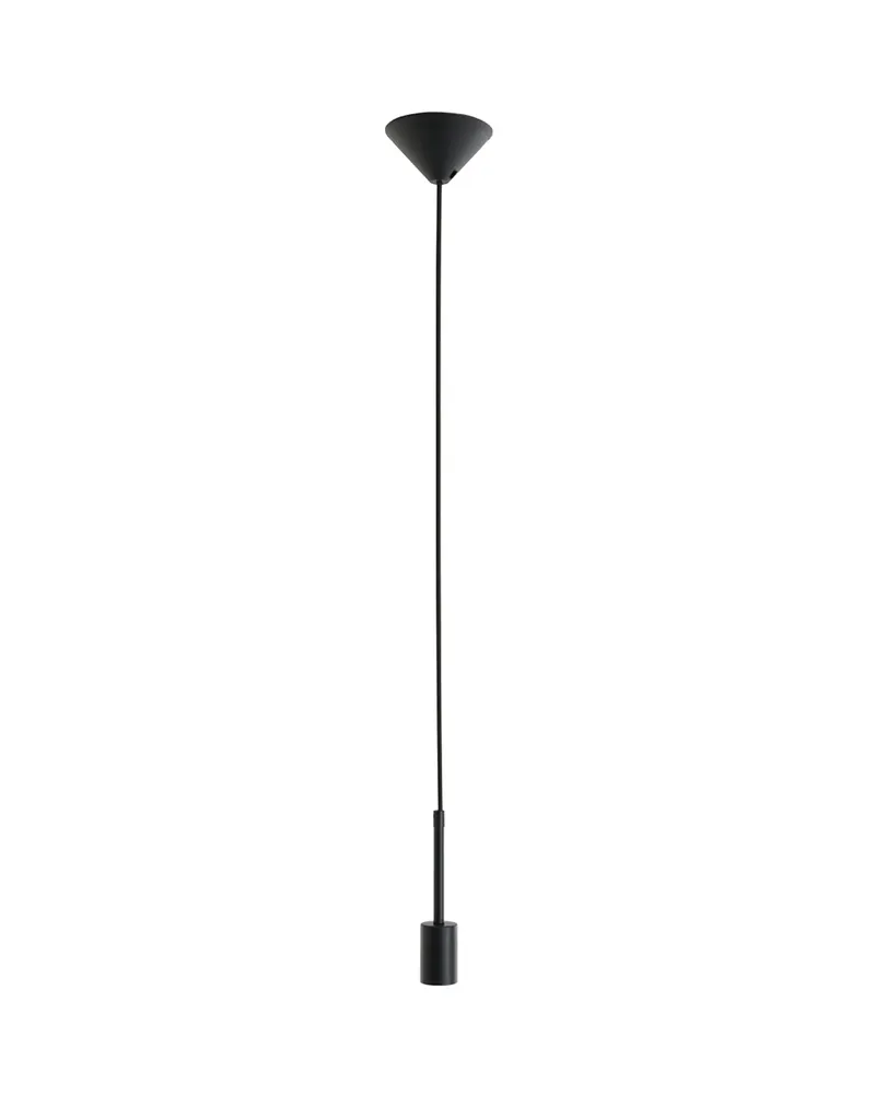 Minimalics Pendelleuchte mit E27-Fassung, schwarz in Schwarz, Ansicht 8