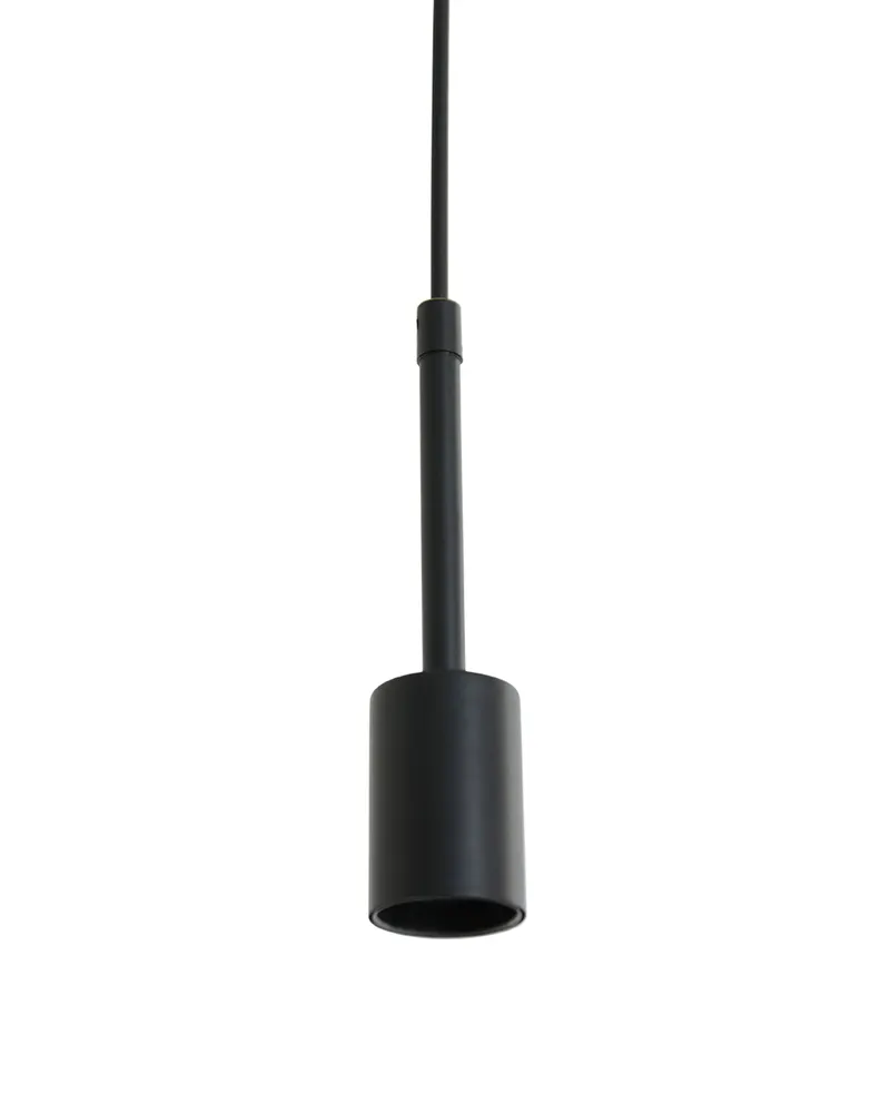 Minimalics Pendelleuchte mit E27-Fassung, schwarz in Schwarz, Ansicht 9