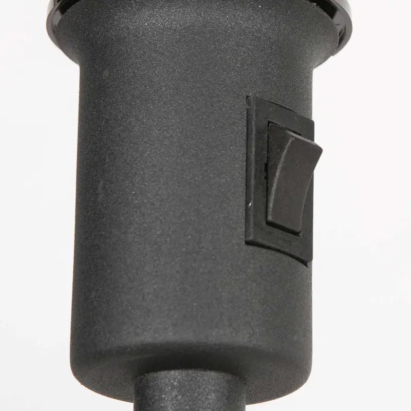 Noor Stehlampe aus Metall und Textil, Grün in Grün, Ansicht 5