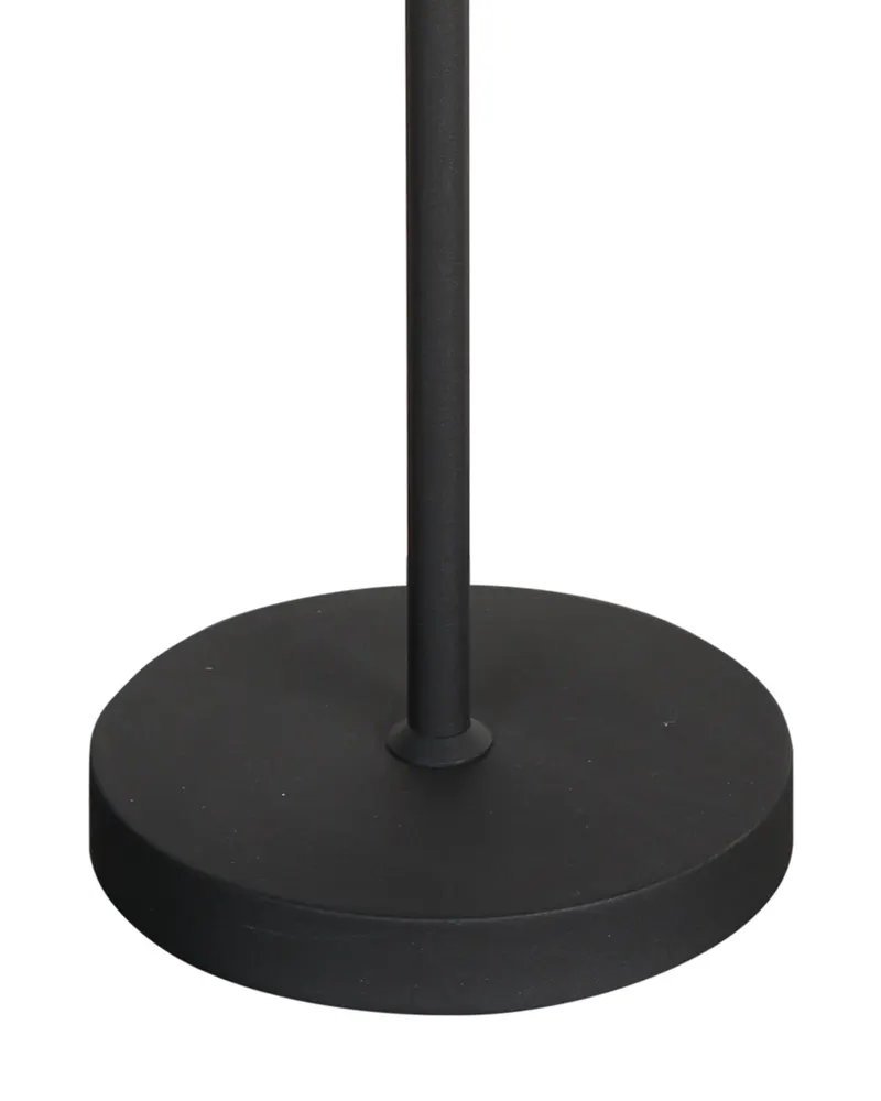 Noor Tischlampe aus Metall und Textil in Grau, Schwarz, Ansicht 8