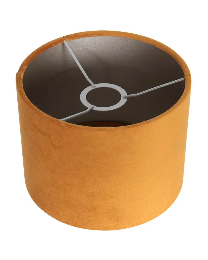 Noor Tischlampe aus Metall und Textil in Gold, Schwarz, Ansicht 9