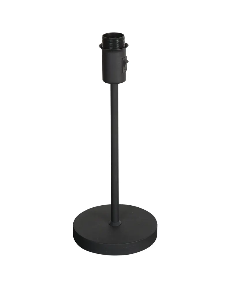 Mexlite Noor Tischlampe aus Metall und Textil, Schwarz in Schwarz, Ansicht 3