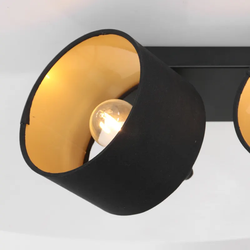 Mexlite Ornoir Spot mit zwei E14-Lichtpunkten in Gold, Schwarz, Ansicht 4