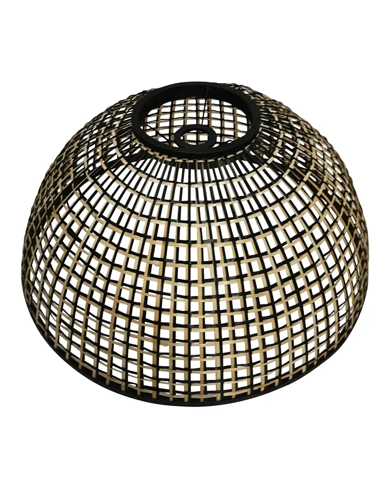 Solva Bogenlampe aus Bambus mit kippbarer Fassung in Naturfarben, Schwarz, Ansicht 9