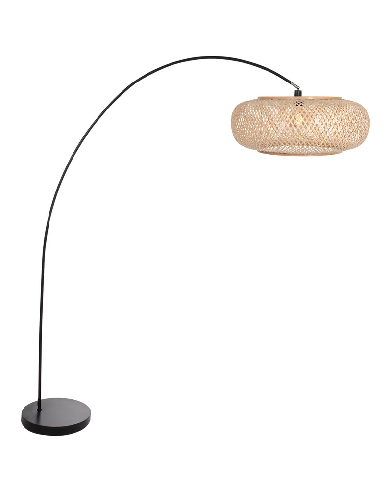 Solva Stehlampe aus Bambus und Metall