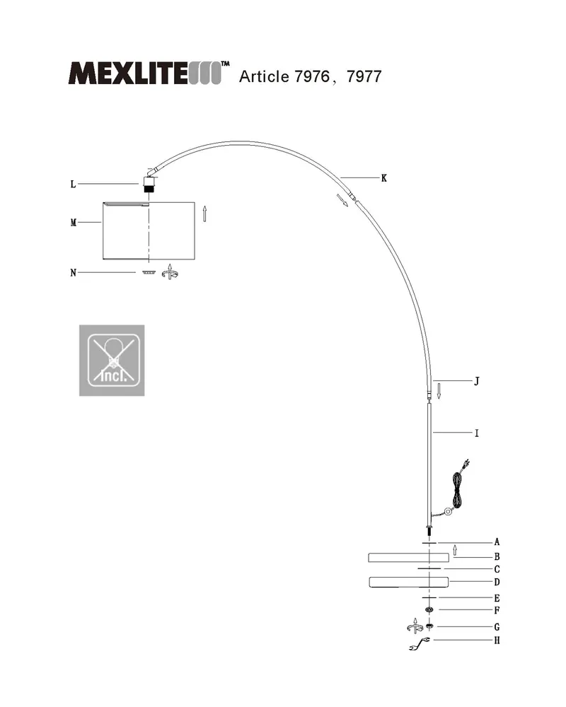 Solva Stehlampe aus Bambus und Metall in Naturfarben, Schwarz, Ansicht 10