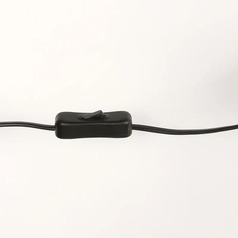 Sumba Tischlampe aus Bambus und Metall in Naturfarben, Schwarz, Ansicht 5