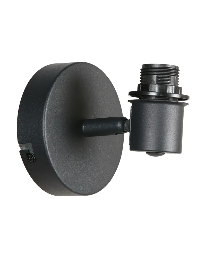 Mexlite Sumba Wandspot mit E14-Fassung, 1-flammig in Naturfarben, Schwarz, Ansicht 5