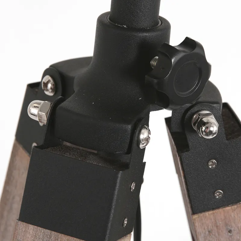 Mexlite Triek Stehlampe aus Holz, Metall und Textil in Schwarz, Ansicht 11
