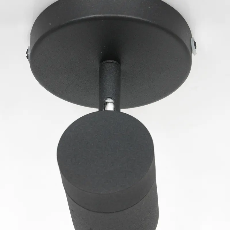 Mexlite Upround Spot mit schwenkbarem GU10-Lichtpunkt in Schwarz, Ansicht 12