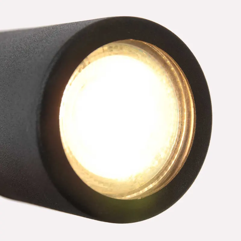 Upround Wandleuchte mit verstellbarem Lesearm in Schwarz, Ansicht 11