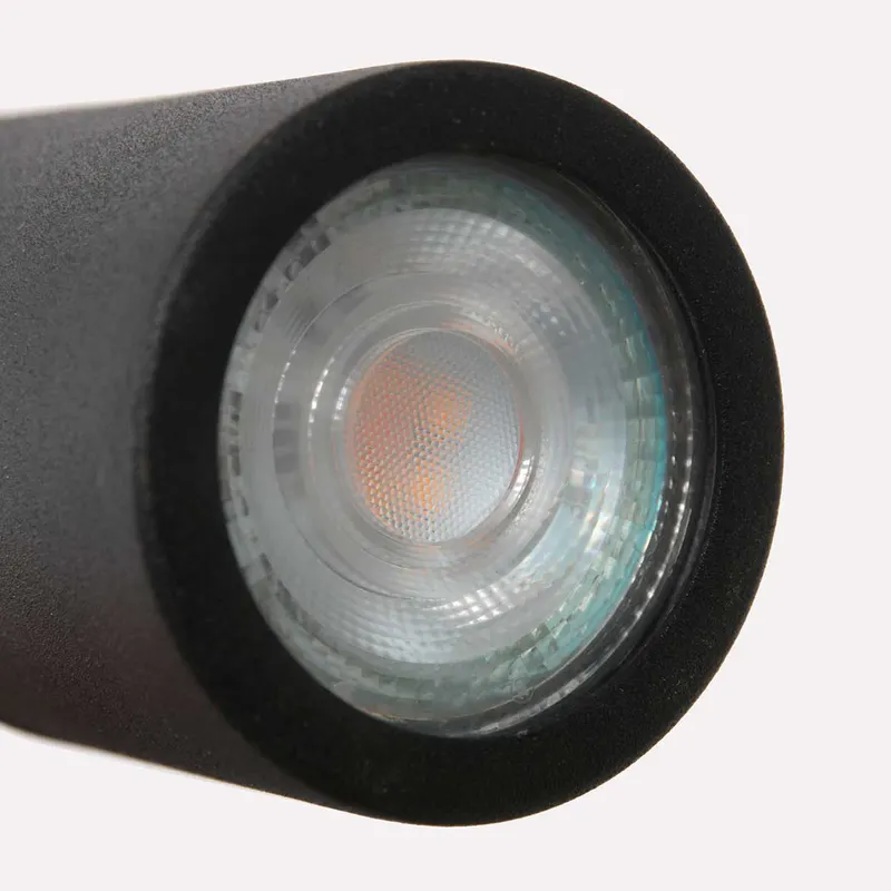 Upround Wandleuchte mit verstellbarem Lesearm in Schwarz, Ansicht 12
