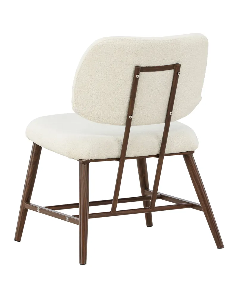 Midland Sessel aus Bouclé mit Stahlbeinen, Ansicht 6