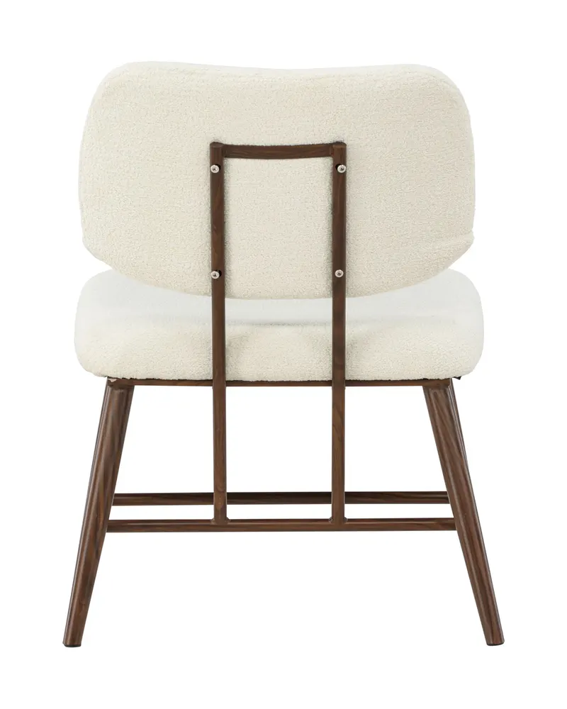 Midland Sessel aus Bouclé mit Stahlbeinen, Ansicht 7