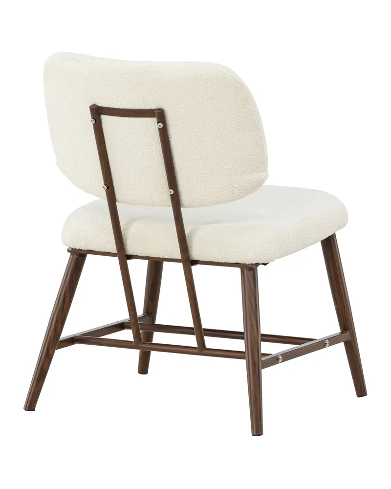 Midland Sessel aus Bouclé mit Stahlbeinen, Ansicht 8
