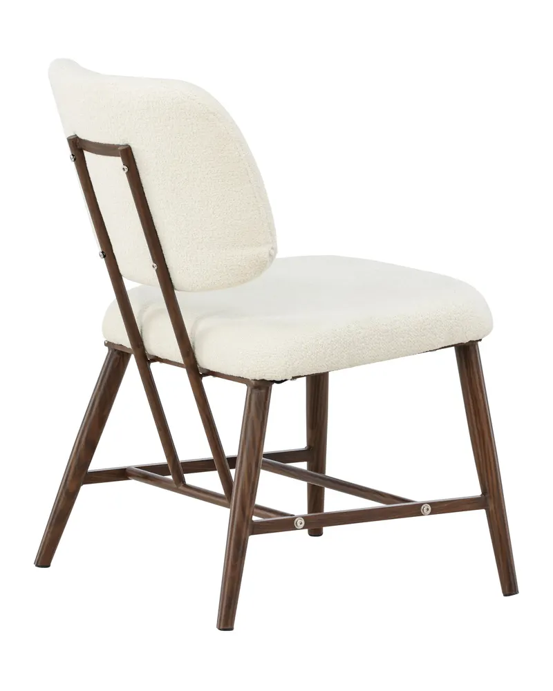 Midland Sessel aus Bouclé mit Stahlbeinen, Ansicht 9