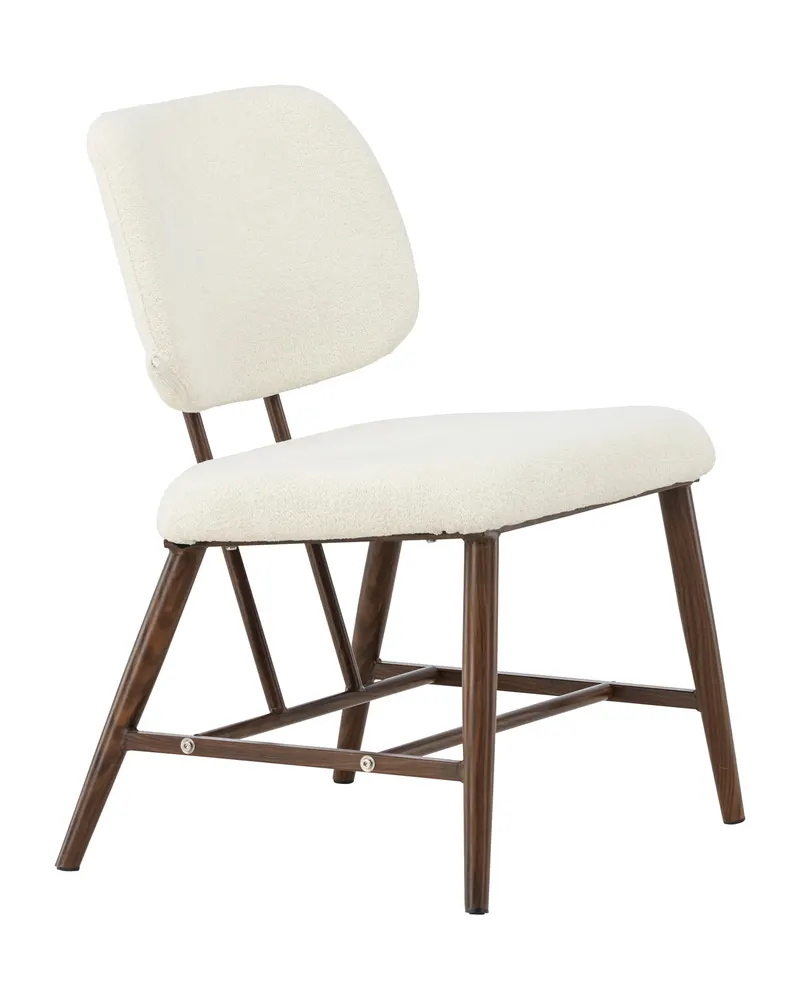 Midland Sessel aus Bouclé mit Stahlbeinen, Ansicht 11