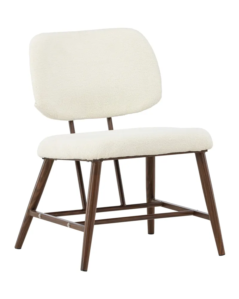 Midland Sessel aus Bouclé mit Stahlbeinen, Ansicht 12