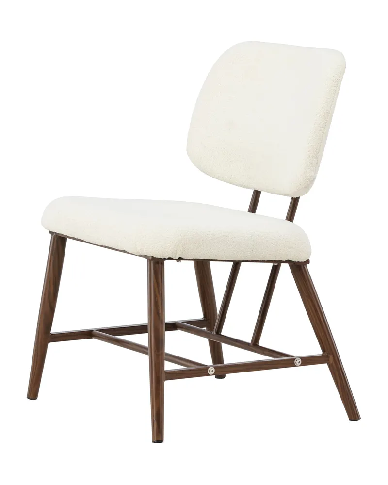 Midland Sessel aus Bouclé mit Stahlbeinen, Ansicht 3