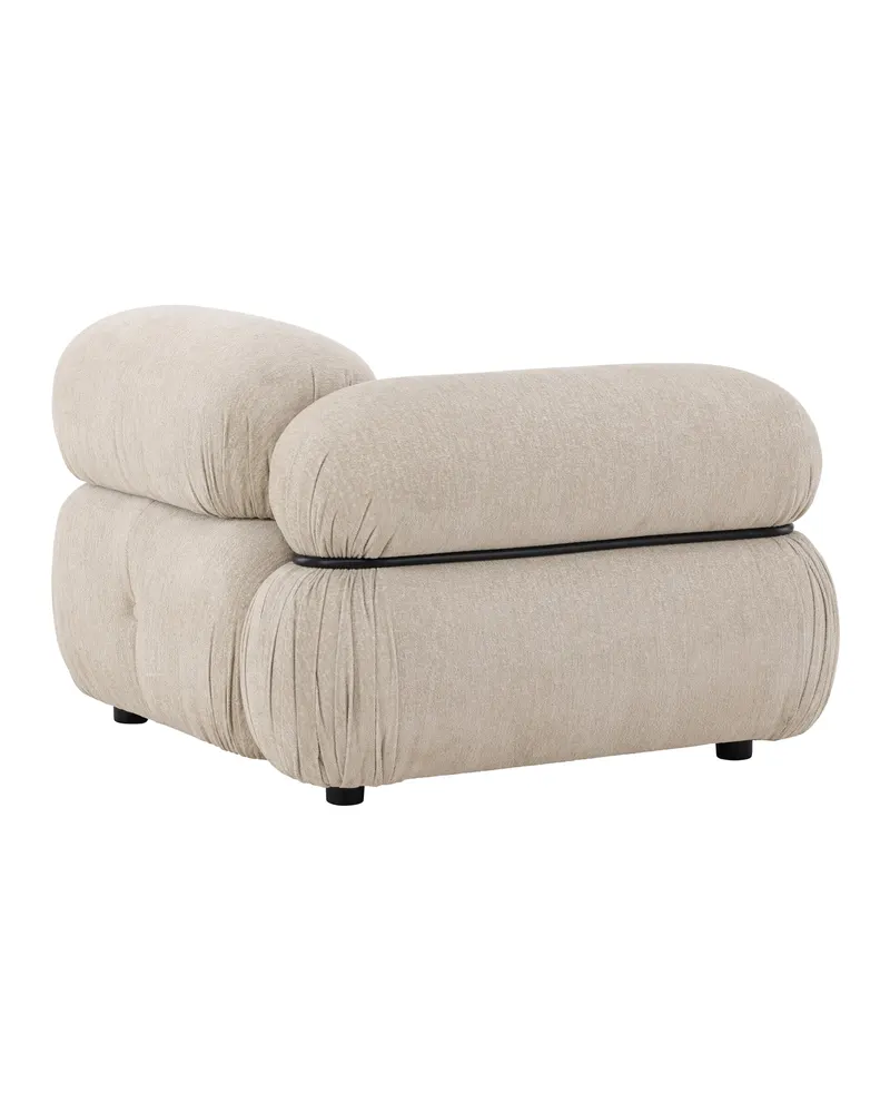 Mika Sofa-Modul mit gerundeten Polsterrollen in 95 × 70 × 95 cm, rechts, Ansicht 12