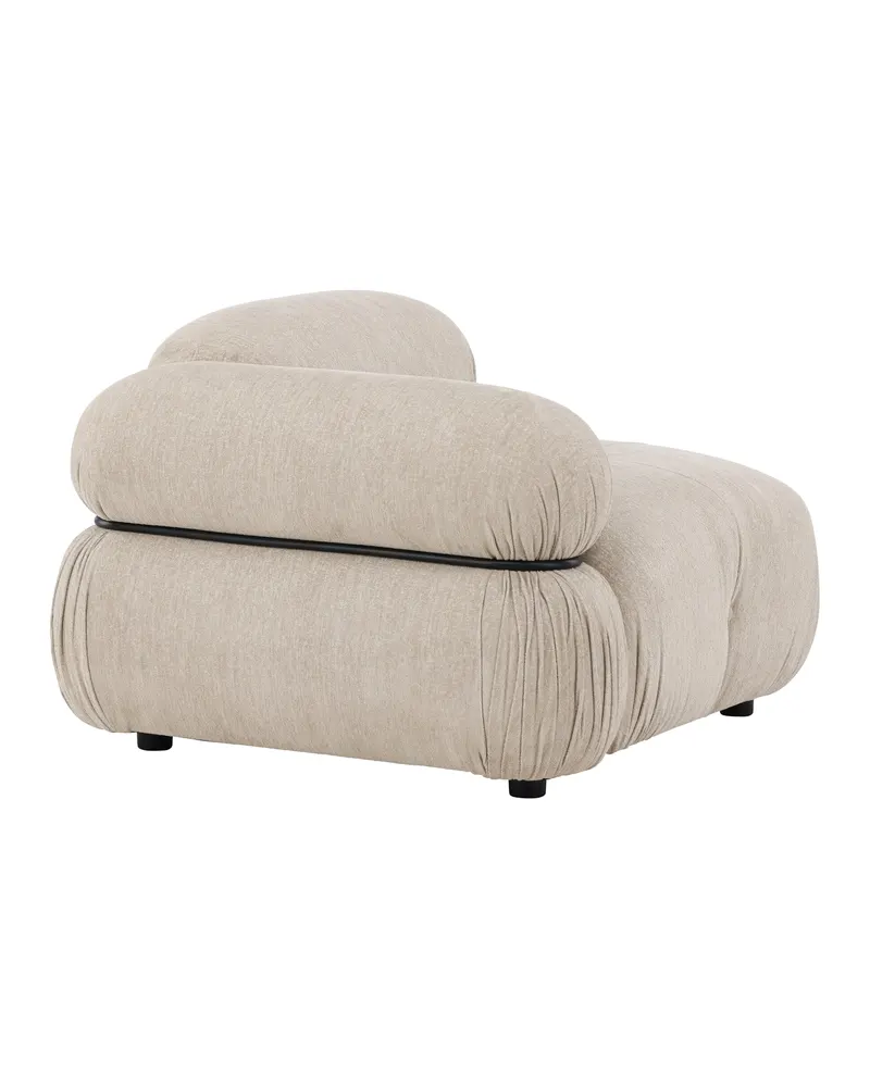Mika Sofa-Modul mit gerundeten Polsterrollen in 95 × 70 × 95 cm, rechts, Ansicht 2