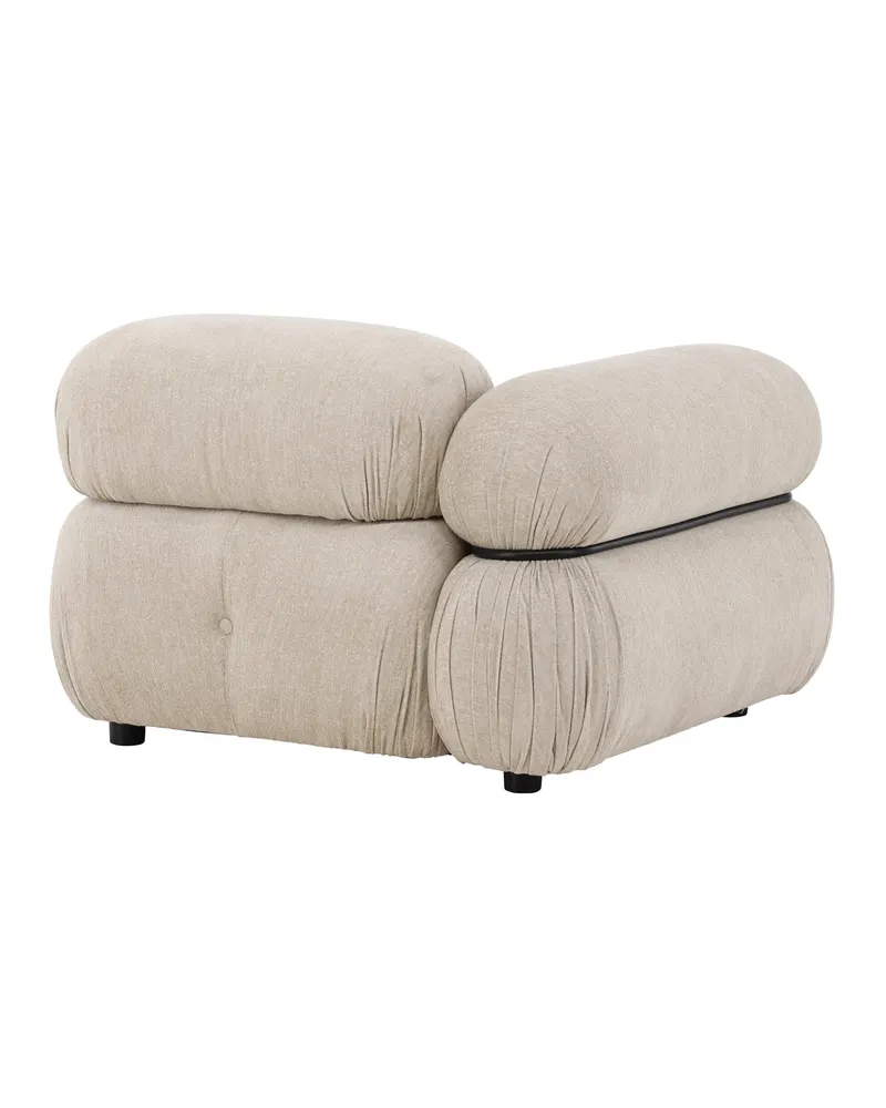 Mika Sofa-Modul mit gerundeten Polsterrollen in 95 × 70 × 95 cm, rechts, Ansicht 8
