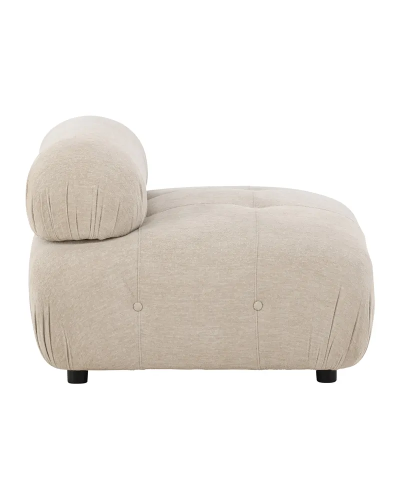Mika Sofa-Modul mit gerundeten Polsterrollen in 95 × 70 × 95 cm, Ansicht 3