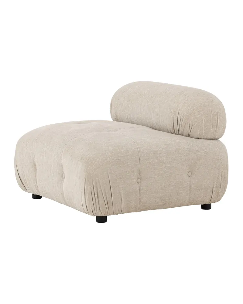 Mika Sofa-Modul mit gerundeten Polsterrollen in 95 × 70 × 95 cm, Ansicht 4