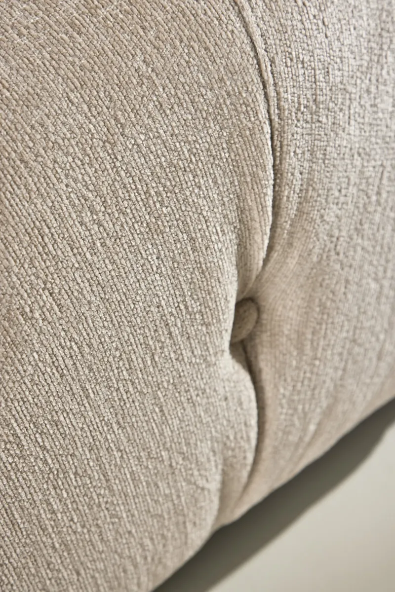 Mika Sofa-Modul mit gerundeten Polsterrollen in 95 × 70 × 95 cm, links, im Wohnraum, Ansicht 5