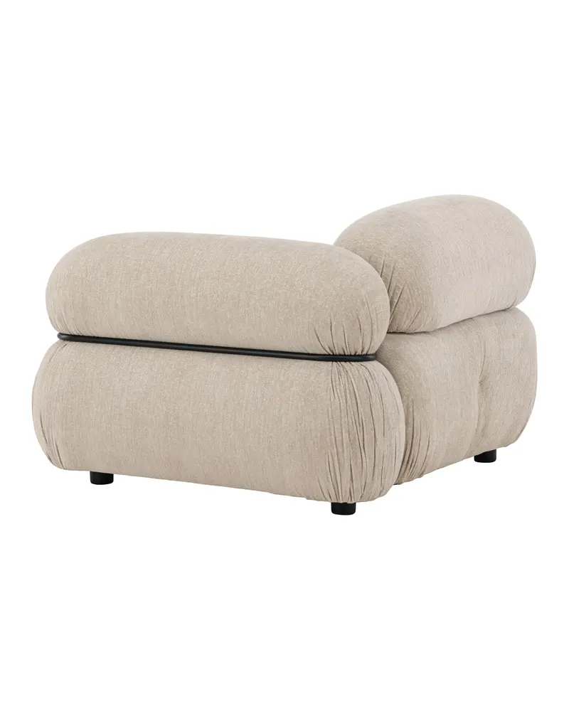 Mika Sofa-Modul mit gerundeten Polsterrollen in 95 × 70 × 95 cm, links, Ansicht 9