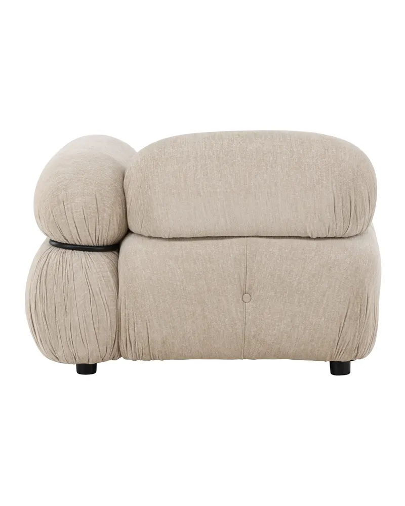 Mika Sofa-Modul mit gerundeten Polsterrollen in 95 × 70 × 95 cm, links, Ansicht 10