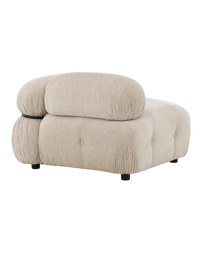 Mika Sofa-Modul mit gerundeten Polsterrollen in 95 × 70 × 95 cm, links, Ansicht 11