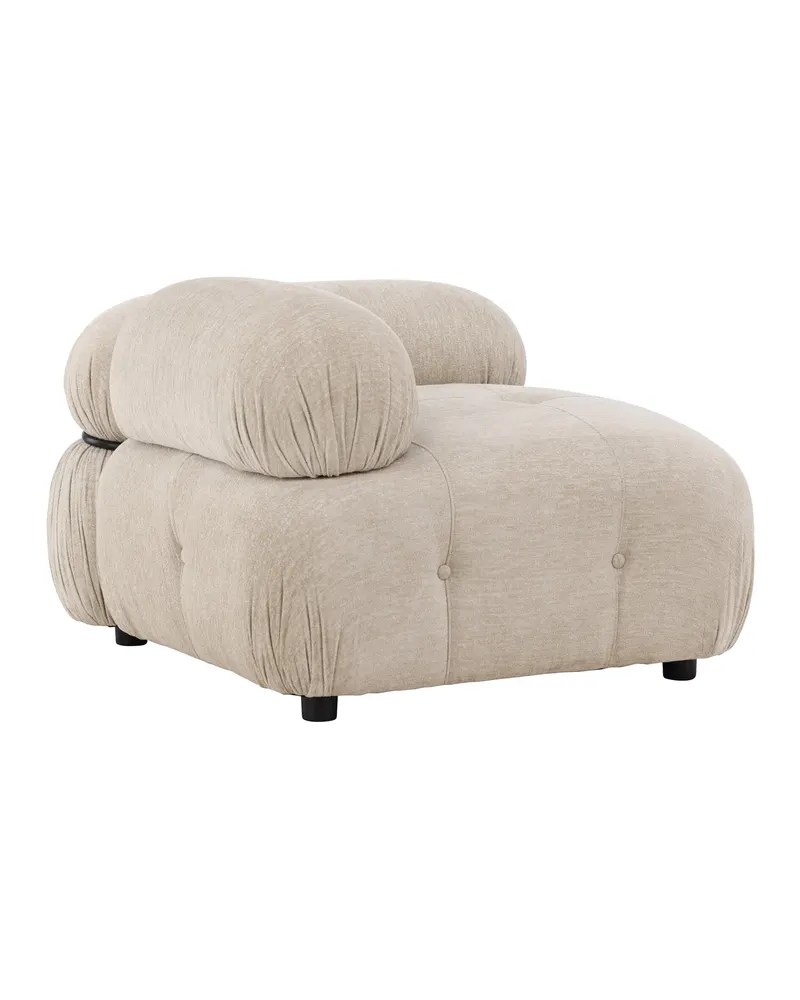 Mika Sofa-Modul mit gerundeten Polsterrollen in 95 × 70 × 95 cm, links, Ansicht 6