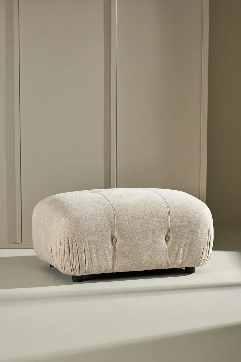 Mika Sofa-Modul mit gerundeten Polsterrollen in 67 × 44 × 94 cm, im Wohnraum, Ansicht 1
