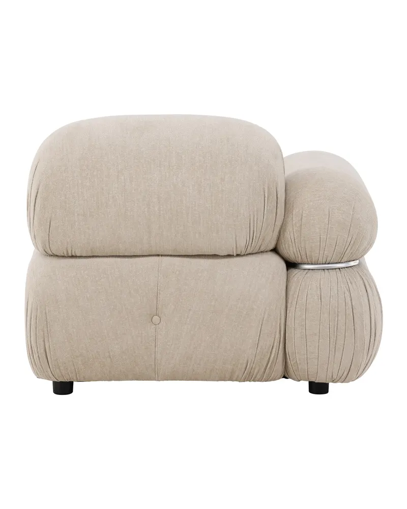 Mika Sofa-Modul mit gerundeten Polsterrollen in 95 × 80 × 95 cm, rechts, Ansicht 10