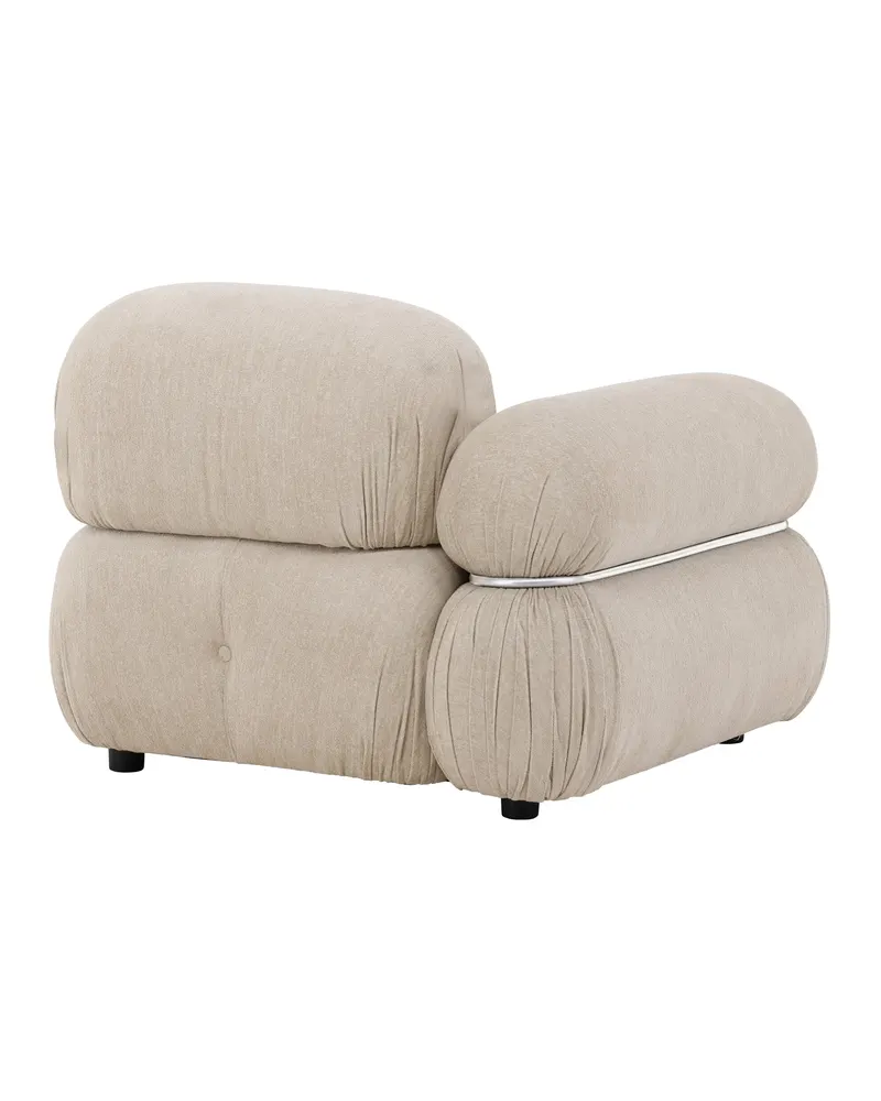 Mika Sofa-Modul mit gerundeten Polsterrollen in 95 × 80 × 95 cm, rechts, Ansicht 11
