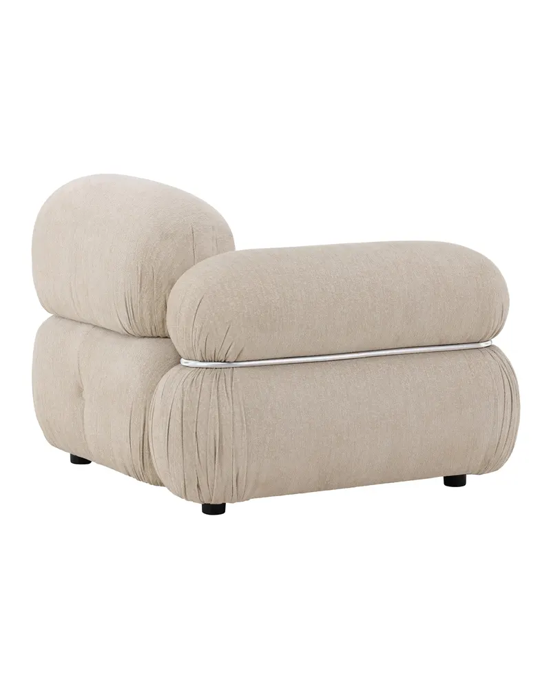 Mika Sofa-Modul mit gerundeten Polsterrollen in 95 × 80 × 95 cm, rechts, Ansicht 12