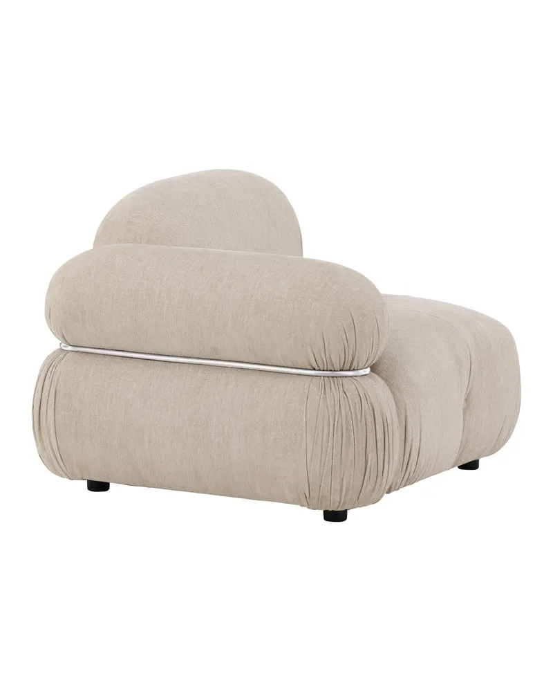 Mika Sofa-Modul mit gerundeten Polsterrollen in 95 × 80 × 95 cm, rechts, Ansicht 2