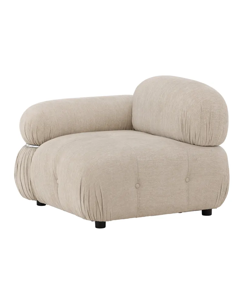 Mika Sofa-Modul mit gerundeten Polsterrollen in 95 × 80 × 95 cm, rechts, Ansicht 5