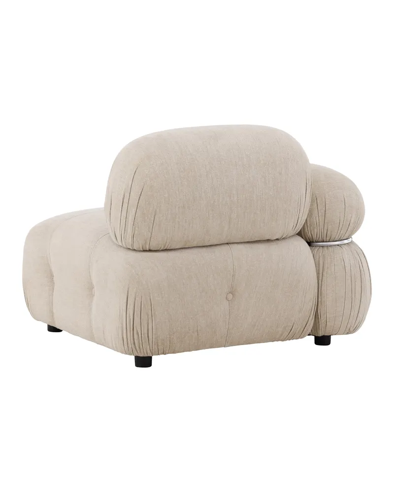 Mika Sofa-Modul mit gerundeten Polsterrollen in 95 × 80 × 95 cm, rechts, Ansicht 6