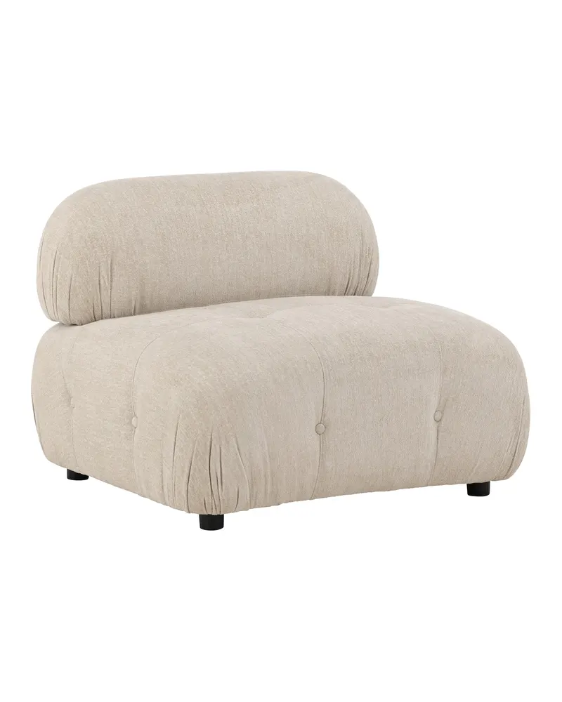Mika Sofa-Modul mit gerundeten Polsterrollen in 95 × 80 × 95 cm, Ansicht 1